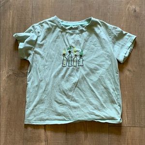 Green Plant Graphic Tee
